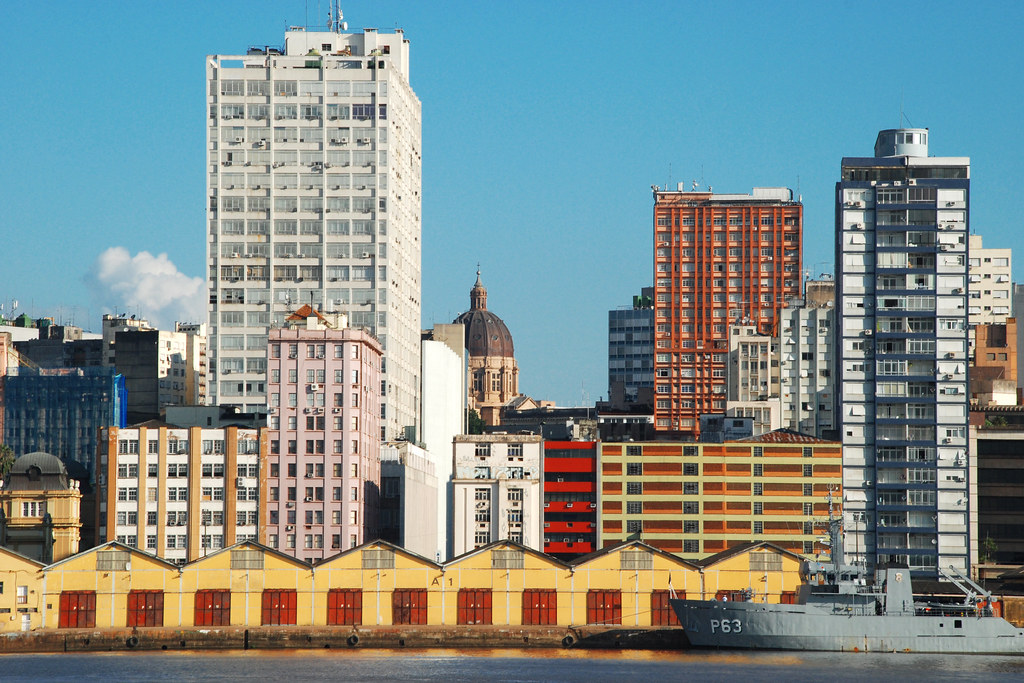 A cidade de Porto Alegre